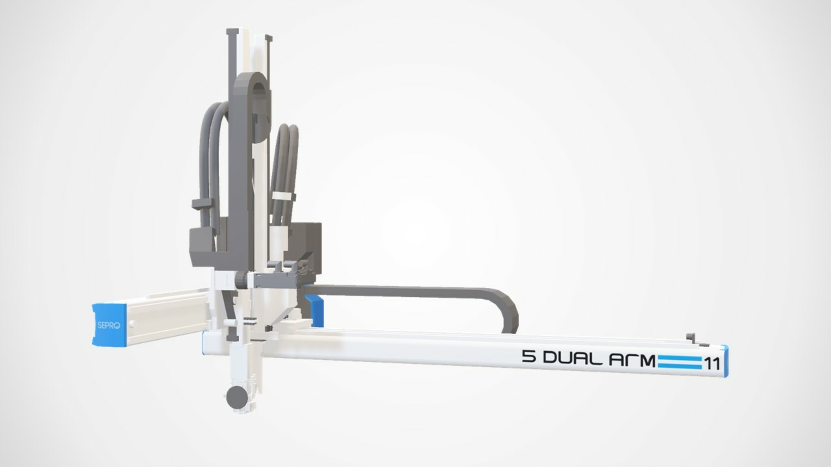 Sepro 5 Dual Arm robot, 5-axis robot for injection molding machines ...