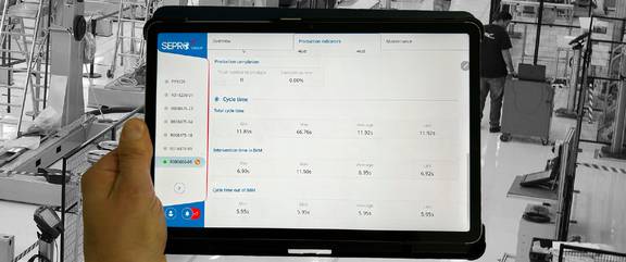 Fakuma 2023 - Sepro Connect dashboard