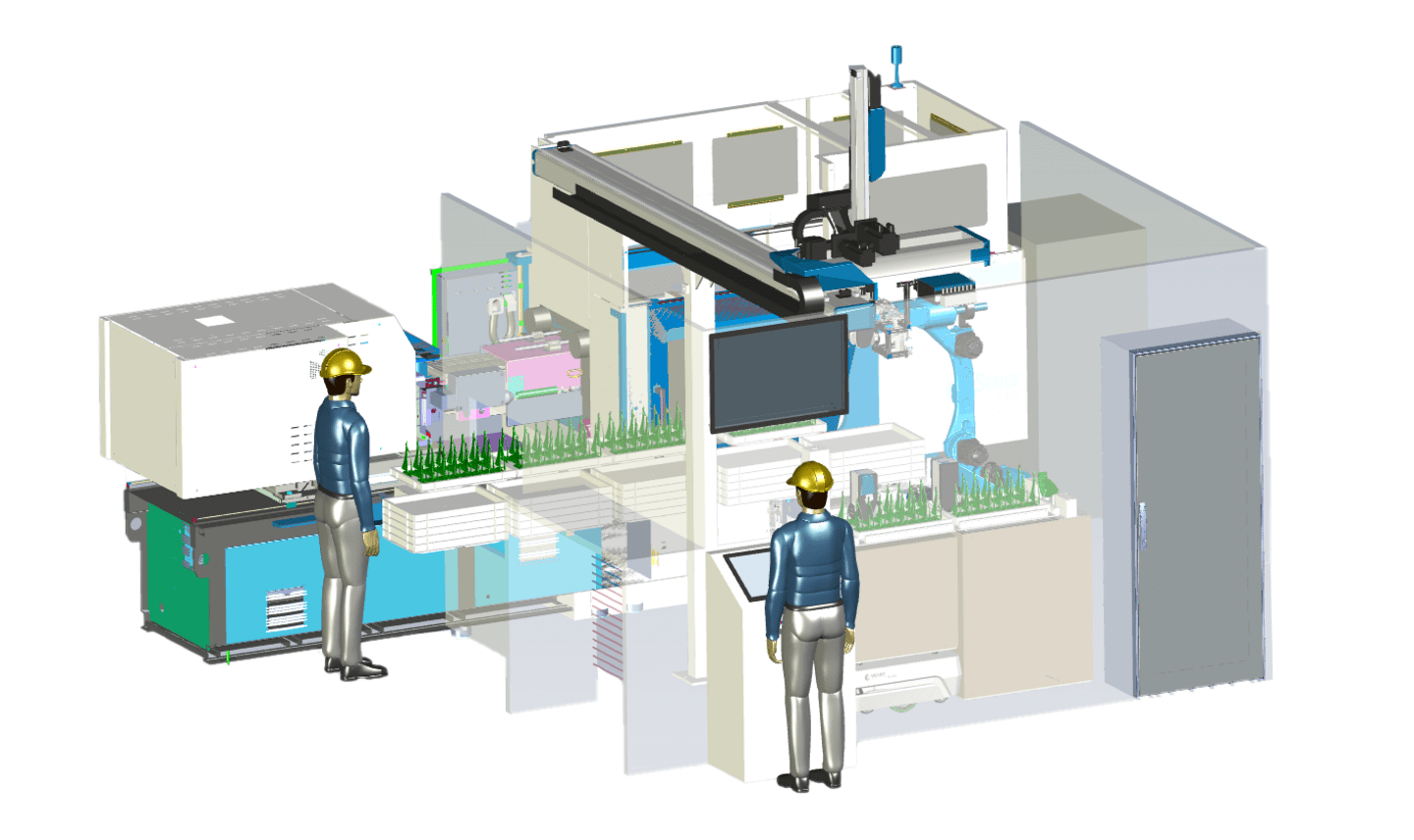 Systèmes d'Automatisation Intelligents - Cellule en 3D