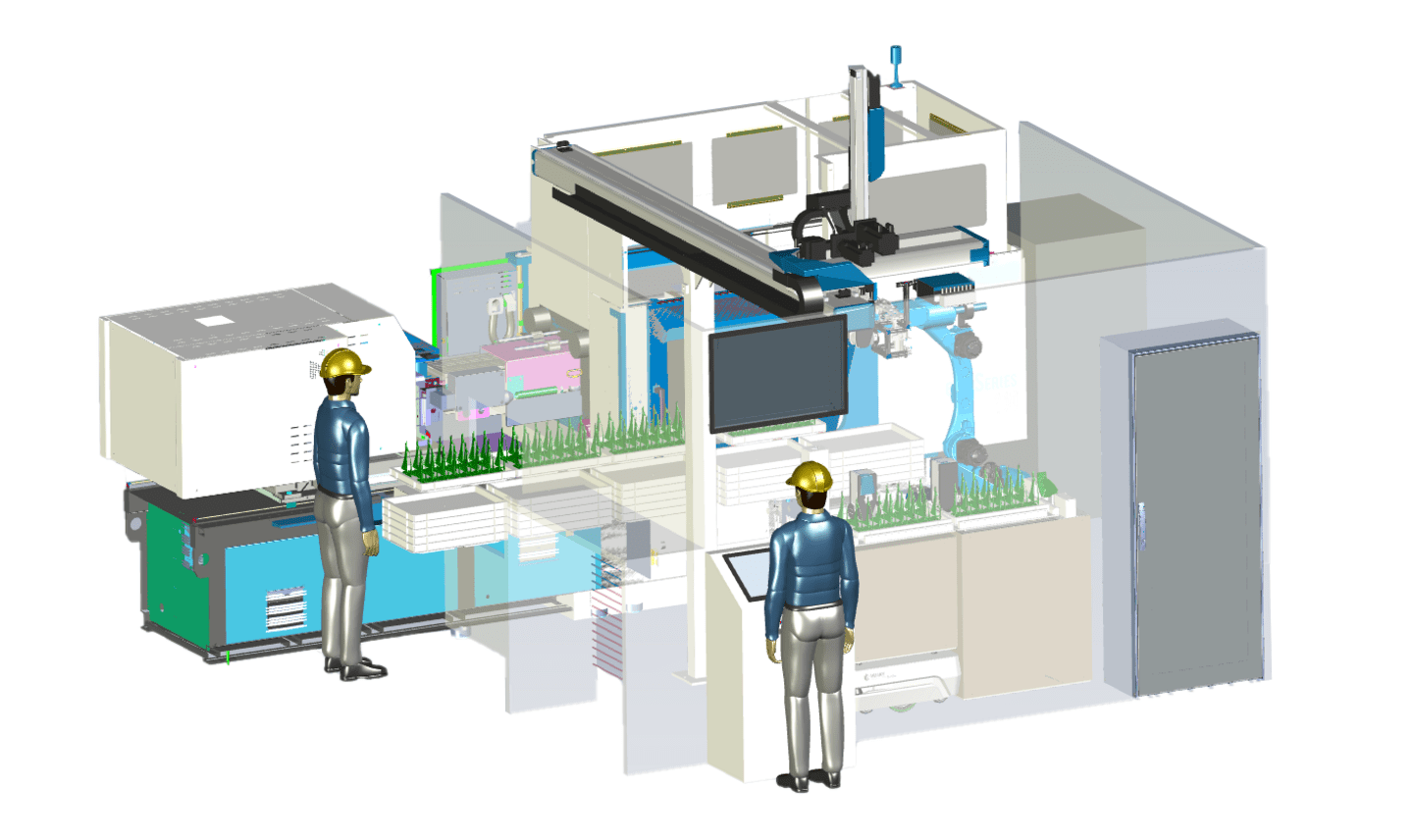 Smart Automation Systems - cell in 3D