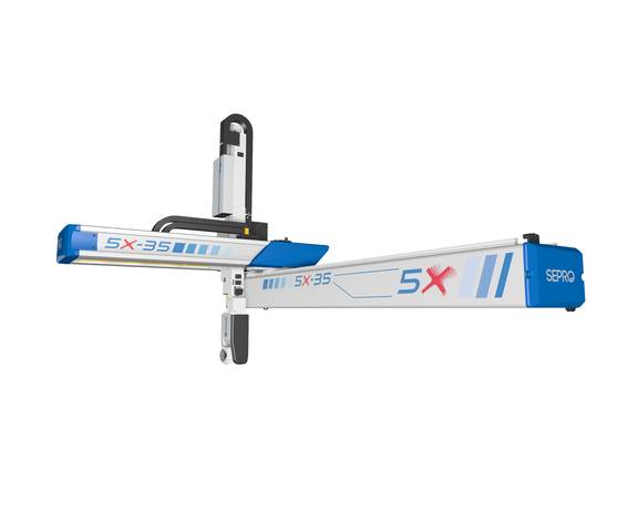 Fejlfri Flock Underskrift Sepro 5X Line robot, 5-axis robots for injection molding machines - Sepro  Group | Sepro Group