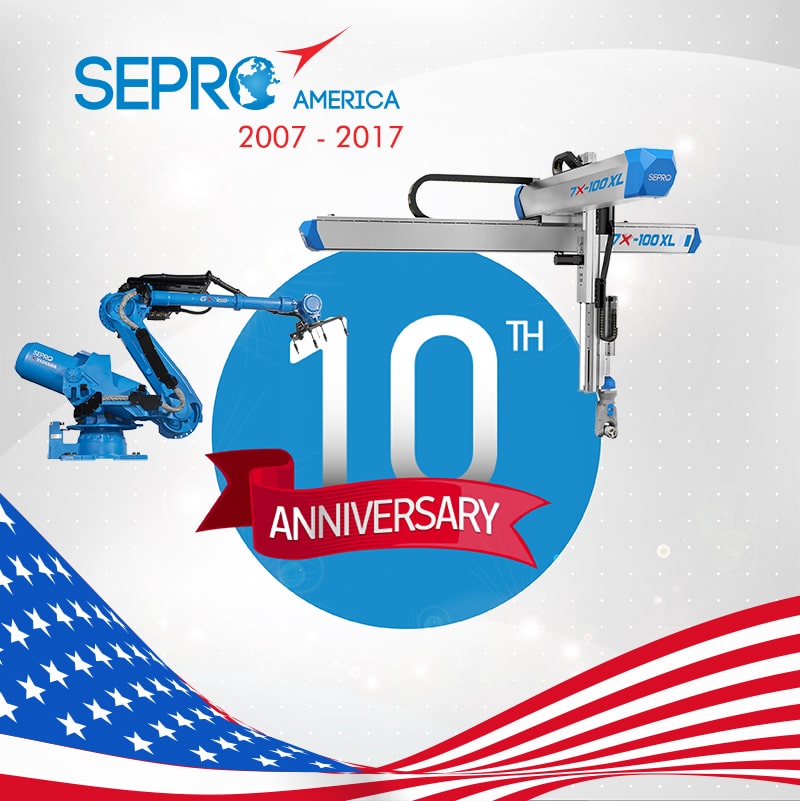 sepro america fabricante de robot para prensa de inyeccion